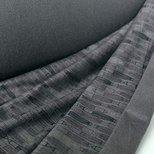 TOLKO 50cm Jersey Stoff Meterware für Shirt Kleid Rock Kinder Bettwäsche | Baumwolljersey 190cm breit | weicher elastischer Baumwollstoff Kleiderstoff | Jersey Stoff Meterware Stoffe zum Nähen