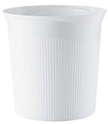 HAN Papierkorb Re-LOOP, 6 STÜCK, nachhaltig und umweltfreundlich 100% recycled, 13 Liter Volumen, junges Design, schick und stabil, 18148-912, weiß