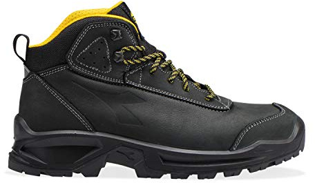 Diadora Country Mid S3 SRC, Stivali Uomo, Nero, 38 EU, Noce, 38 EU