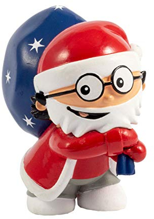 POS P:os 30180 Figurine de Père Noël 3D en PVC à Collectionner, échanger et Jouer env. 5,5 cm de Haut
