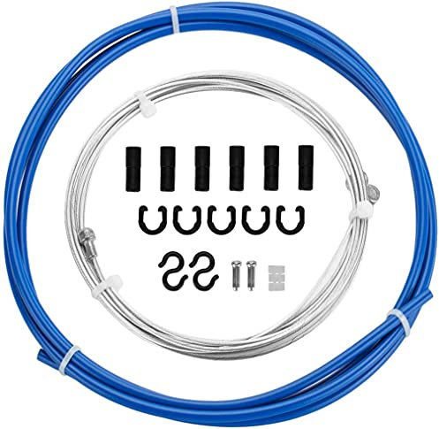 Chooee Universal Fahrrad Schaltzug Gehäuse Set für Shimano Sram Kettenschaltung Blau