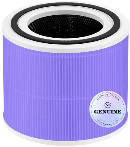DAYETTE AP301 AP302 Ersatz H14 HEPA-Luftreiniger-Filter, entworfen für Haustiergerüche, Allergie, Aktivkohle