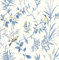 NuWallpaper NUS4469 NUWALL 2022 (SW) Songbird Bleu Papier Peint, Multicolore