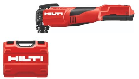 Hilti 2366392 herramienta multifunción oscilante batería SMT 6-22 Nuron (RPM 20000, Cortar, Lijar, Madera, Yeso, Tabique seco, Tubería metal y PVC. Oscilante 4º. Compatible Starlock Max. Con Maletín)