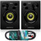 Generisch Hercules DJ Monitor32 Monitor-Boxen + keepdrum Audiokabel Cinch-Klinke