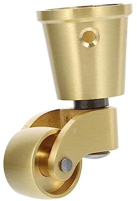 Anneome Robuste Messing-cup-rolle Rolle Für Stühle 360°-drehung Möbelrad