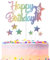 Rainbow Birthday Cake Decoration, Number 8 Rainbow Cake Topper, Any Holiday and Party Cake Color Birthday Celebration for Boys and Girls