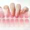 22 Stk Gel Nagellack Aufkleber Nagelfolien Selbstklebend für UV Lampe Nagelaufkleber Art Nail Full Wraps Gelnailsticker DIY für Weihnachten Damen Mädchen Nagelkunst Maniküre Nageldesign (Rosa)