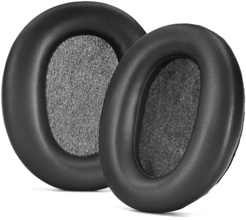 Earpads Ear Cushions for Sony WH-CH720N, Replacement Ear Pads Headphone Cover with Softer Memory Sponge Protein Leather, Noise Isolation Ear Cups Headset Earmuff Sleeve Repair Parts (Black)