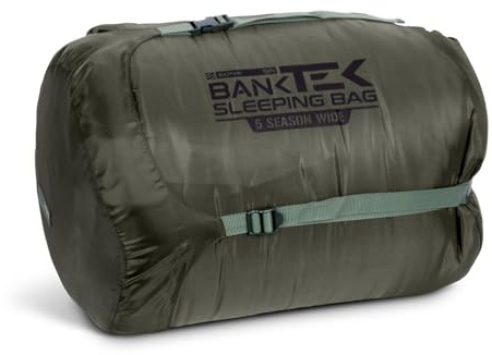 Sonik Bank-Tek 5-Jahreszeiten-Schlafsack zum Karpfenangeln, breit, EC0046