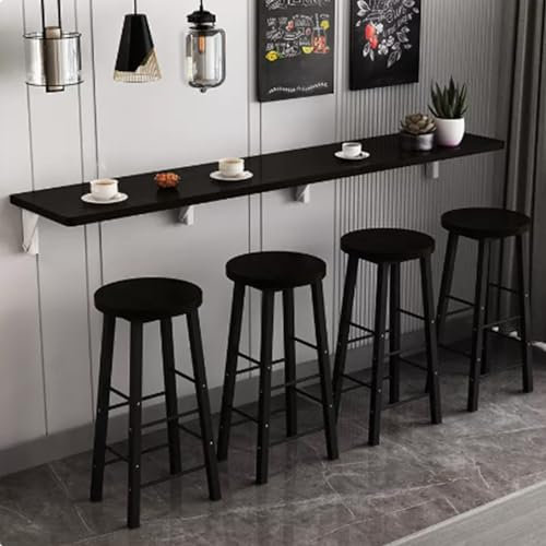 Mesa de cocina plegable de pared, mesa larga y estrecha para colgar en la pared, mesa de comedor para colgar en la pared, mesa plegable de pared, escritorio plegable colgante, restaurante, tienda de t