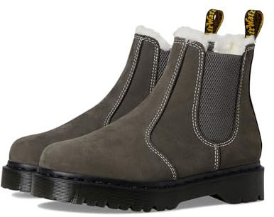Dr. Martens Women's 2976 Bex Fl Chelsea Boot, Gunmetal, 4 UK