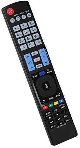AMONIDA AKB73615303 Fernbedienung, Einfache Bedienung, Große Tasten, Große Entfernung Zur TV-Steuerung für 50PN450B, 50PN6500, 60PN6500