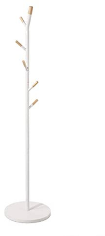 5 five simply smart AC-Déco Porte Manteau 6 tiges - L 40 x H 175,5 cm - Métal - Blanc