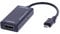 REY Adaptateur convertisseur OTG Micro USB mâle vers HDMI/Micro USB Femelle, Noir