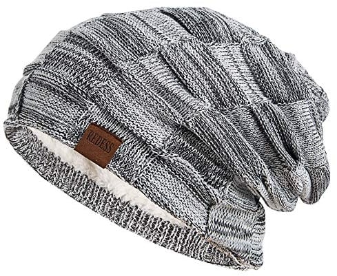 REDESS Beanie Mütze für Herren und Damen Winter Warme Mützen Stricken Slouchy Thick Skull Cap