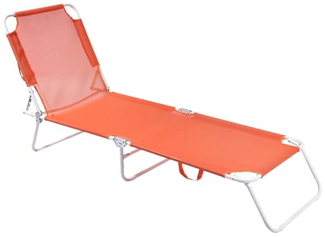 SUNNY STAR Lettino Strasburgo Arancio, Large