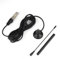 Codificador De Antena Inalambrica,Mini antena, antena HD interior Europa y América Antena doble vertical Antena de TV para ATSC/DVB-T/DVB-2 / ISDB