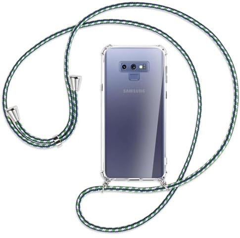 mtb more energy Handykette kompatibel mit Samsung Galaxy Note 9 (SM-N960, 6.4'') - Maritim - Befestigung unten - Smartphone Hülle zum Umhängen - Anti Shock Full TPU Case