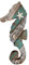 Rustikale Seepferdchen-Wanddekoration, Holz Seepferdchen Wandbehang Ornament Strand nautische Dekorationen für Zuhause, Meer Ufer Ozean Strand Dekoration, Seepferdchen Wandskulptur 40,6 cm H