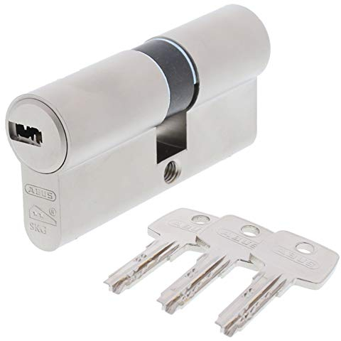 ToniTec Set aus ABUS Türschloss Doppelzylinder Schließzylinder Nachmachen EC660 ECK660 Nachfertigung nach CODE 30/35 mm mit 3 Schlüssel