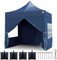 Gorilla Gazebo 2.5x2.5mtr Pop Up Commercial Grade Gazebo 4 Side Panels Leg Weights Peg Set Wheeled Carrybag (Blue)