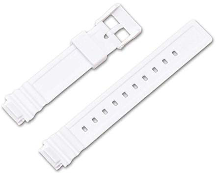 Shieranlee 14mm Diving Sport Cinturino Compatibile con Casio LRW-200H Rubber Replacement Watch Smart Bracelet Strap Accessories for Women