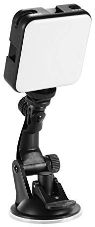 Conference Lighting Kit, Andoer Video Conference Lighting Kit, Bi-color Dimmable Rechargeable Vlog Light for Laptop Streaming Online Meeting DSLR Camera Camcorder Macro Photography