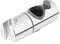 Nicoone Hand Shower Holder,19mm ABS Chrome Hand Shower Bracket,Universal Adjustable Shower Rail Head Slider Clamp Holder Bracket for a Standard Round Shower Riser Rail
