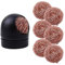 ExcInter Black Iron Tip Cleaner + 6pcs Cleaning Ball Soldering Solder Tips Cleaning Wire and Metal Brass Holder Station