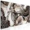 decomonkey Bilder Abstrakt 120x40 cm 1 Teilig Leinwandbilder Bild auf Leinwand Vlies Wandbild Kunstdruck Wanddeko Wand Wohnzimmer Wanddekoration Deko Modern Ornament Diamanten