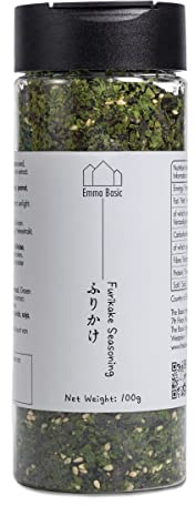 Emma Basic - Seaweed Furikake seasoning 100g | Rice Topping | Avocado Topping | High Fibre | Source of Protein | No additives