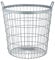 linoows Kartoffelkorb, Metall Erntekorb, Drahtkorb, Gartenkorb mit Griffen, Eisen 56 L
