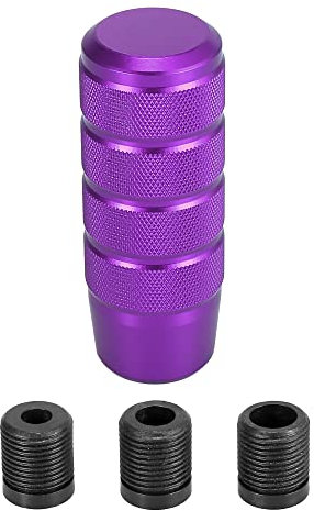 X AUTOHAUX Car 9.5cm Shift Knob Gear Shift Manual Transmission Stick Set Purple