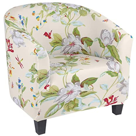 Sesselschoner Sessel-Überwürfe Stretch Sesselhusse Möbel Beschützer Anti-Staub Abnehmbarer Waschbarer Jacquard Sesselüberzug für Cocktailsessel Cafe Stuhl Clubsessel (Color : #12, Size : 1pc)