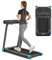 COSTWAY Laufband klappbar, Elektrisches Walking Pad Zuhause | 0,75 HP Elektromotor | 3 Modi & 12 Programme | LED Display | Geschwindigkeit 0-12 km/h | App-kontrolliert | Bluetooth-Lautsprecher