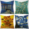 4er Set Dekorative Kissenbezüge 40x40cm Van Gogh Kunst Ölgemälde Kissenbezug Zierkissenbezug Samt Quadratischer Unsichtbarem Reißverschluss Doppelseitiger Druck Kissenhülle für Couch Sofa Outdoor