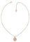 GUESS Damen-Kette Edelstahl Zirkonia One Size, Roségold 32021232