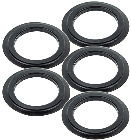 tecuro Universal Lippendichtung Ø 43 mm, für Siebkörbchen - Siebkorbventil - Dichtung für Küchenspüle - 5 Stück