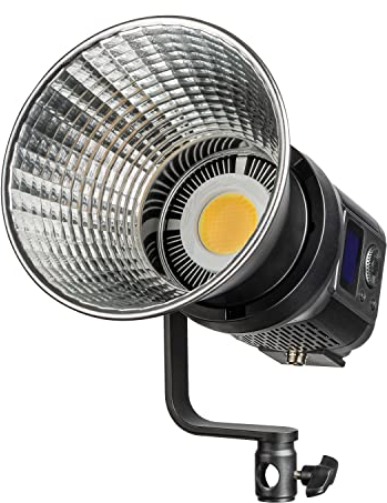 Walimex pro LED Niova Compact 120 W Bi-Color Videoleuchte, Videolicht mit Bowens-Anschluss, Studiolicht mit COB LED-Technologie, Leuchtstärke verstellbar von 10-100%