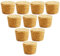 Lot de 10 bouchons en liège coniques en bois réutilisables pour bar à bouteille, loisirs créatifs, accessoires de cuisine (33 x 25 x 25 mm)