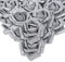 IPOPU Silberfarbene Rosen, künstliche Blumen, 50 Stück, Glitzer-Blumen, Schaumstoffrosen mit Stiel, für selbstgemachte Hochzeit, Brautstrauß, Zuhause, Party, Weihnachtsdekoration (Silber)