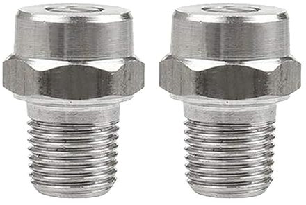 2 ugelli per idropulitrice, ZG1/4 filettatura esterna in acciaio inox, 25 gradi, 040 (1,2 mm)