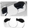 JNNJ Porta Occhiali da Sole da Autos per Parasole, Clip per Occhiali da Auto in Pelle PU, Scatola Portaoggetti per Occhiali da Sole per Auto, Universale Accessori per Autos Interni(Bianco)