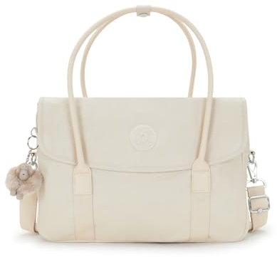 Kipling SUPERWORKER S Umhängetasche, Computertaschen, Beige Pearl (Weiß)