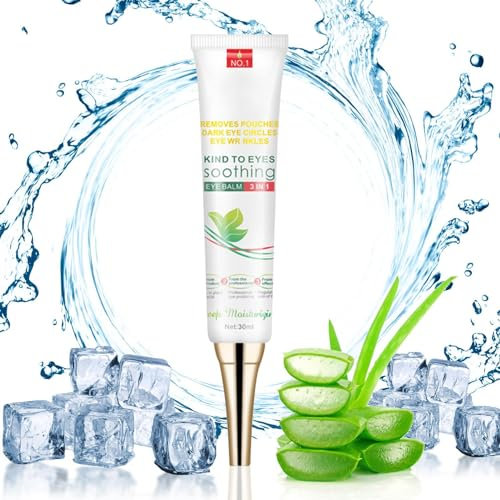 Eliminar la crema granulada de grasa ocular - Crema debajo de los ojos para ojeras | 30ml brillo debajo de los ojos bolsas esencia gránulos de grasa removedor cuidado de los ojos crema Maidong