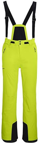 killtec Herren Skihose/Funktionshose mit abnehmbaren Trägern, Kantenschutz und Schneefang KSW 52 MN SKI PNTS, frühlingsgrün, XL, 42006-000