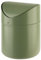 APS 40802 Tischrestebehälter in smoke Green, Ø 12 cm, Höhe 17 cm, mit Bajonettverschluss