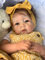 Zero pam Reborn Baby Puppen Mädchen 50 cm Realistische Baby Puppe Weicher Vinyl Stoff Körper Offene Augen mit Echthaar Für Mädchen Spielzeug und Geschenke mit Fütterungszubehör
