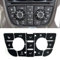 YCSYHQM Für OPEL ASTRA J Button Aufkleber Klima Radio Panel Reparatur Für Opel Astra J GTC Autozubehör Nachbearbeitung Meriva B Schalter
